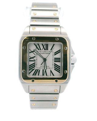 Cartier Santos-100 W200728G 18K Two-Tone W/Card  7/24(Pre-Owned)