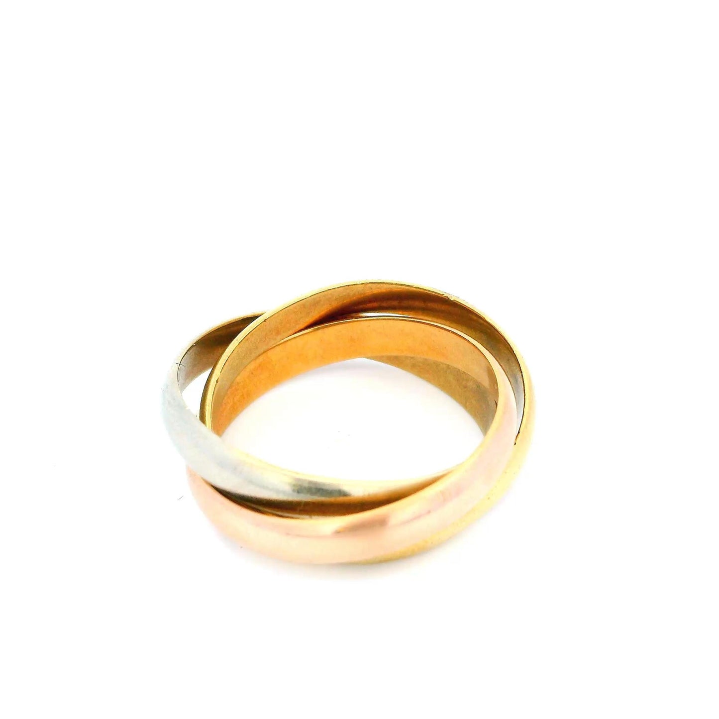 Cartier Trinity Ring 18K Yellow, White & Rose Gold