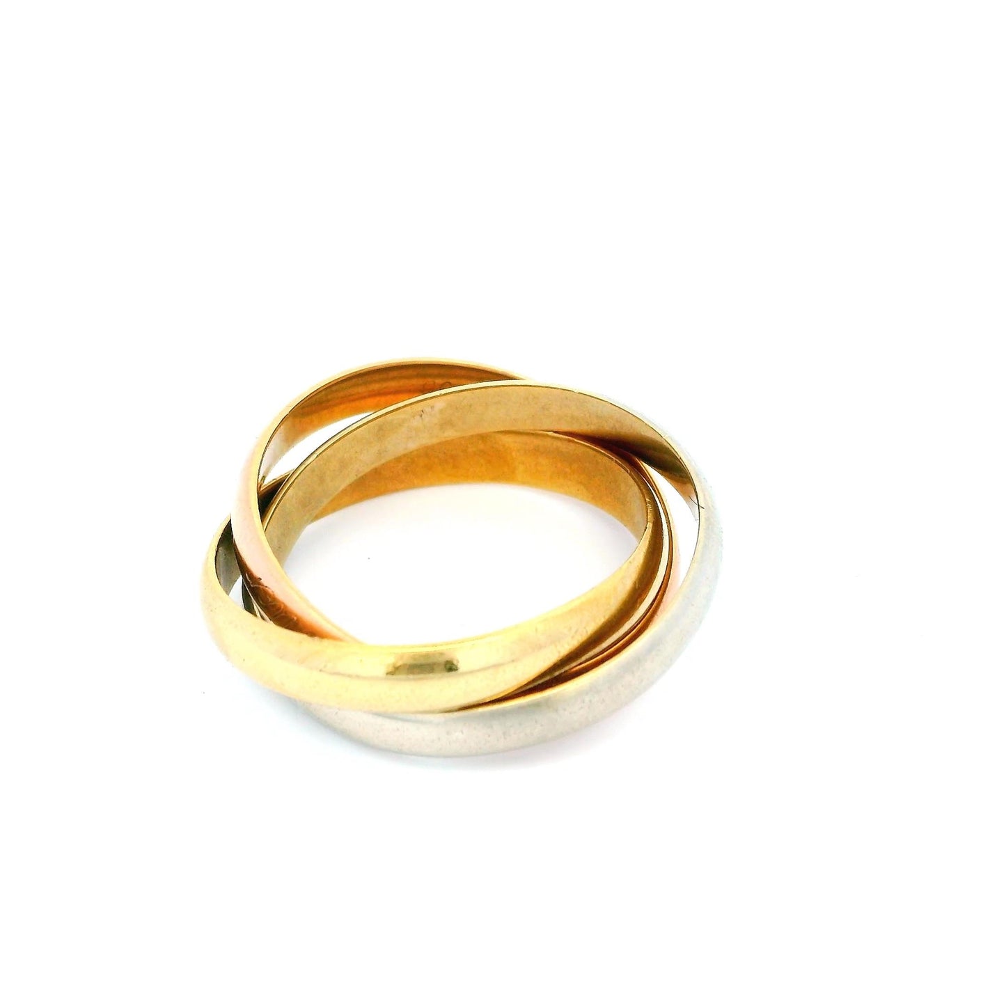 Cartier Trinity Ring 18K Yellow, White & Rose Gold