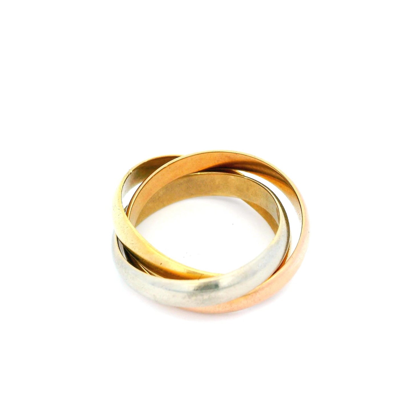 Cartier Trinity Ring 18K Yellow, White & Rose Gold