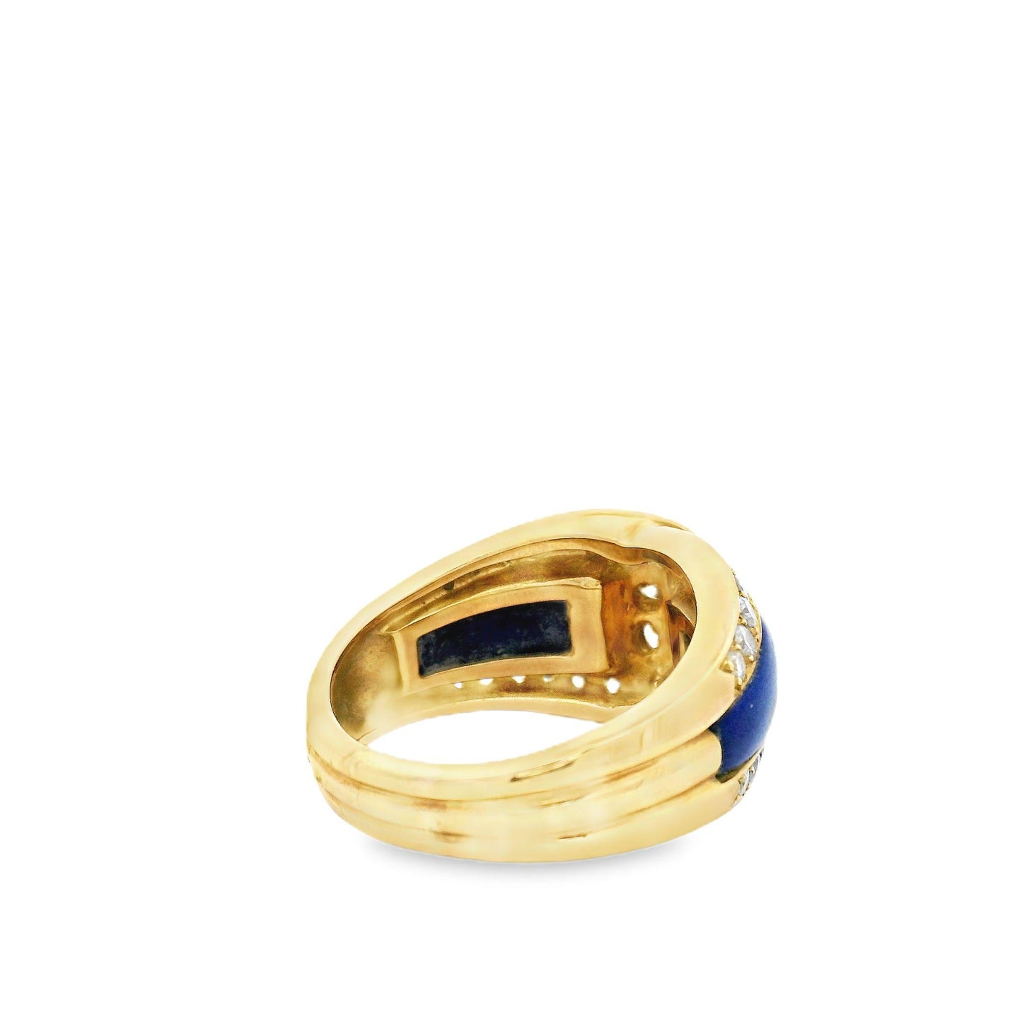 18K Van Cleef & Arpels Lapiz & Diamond Ring