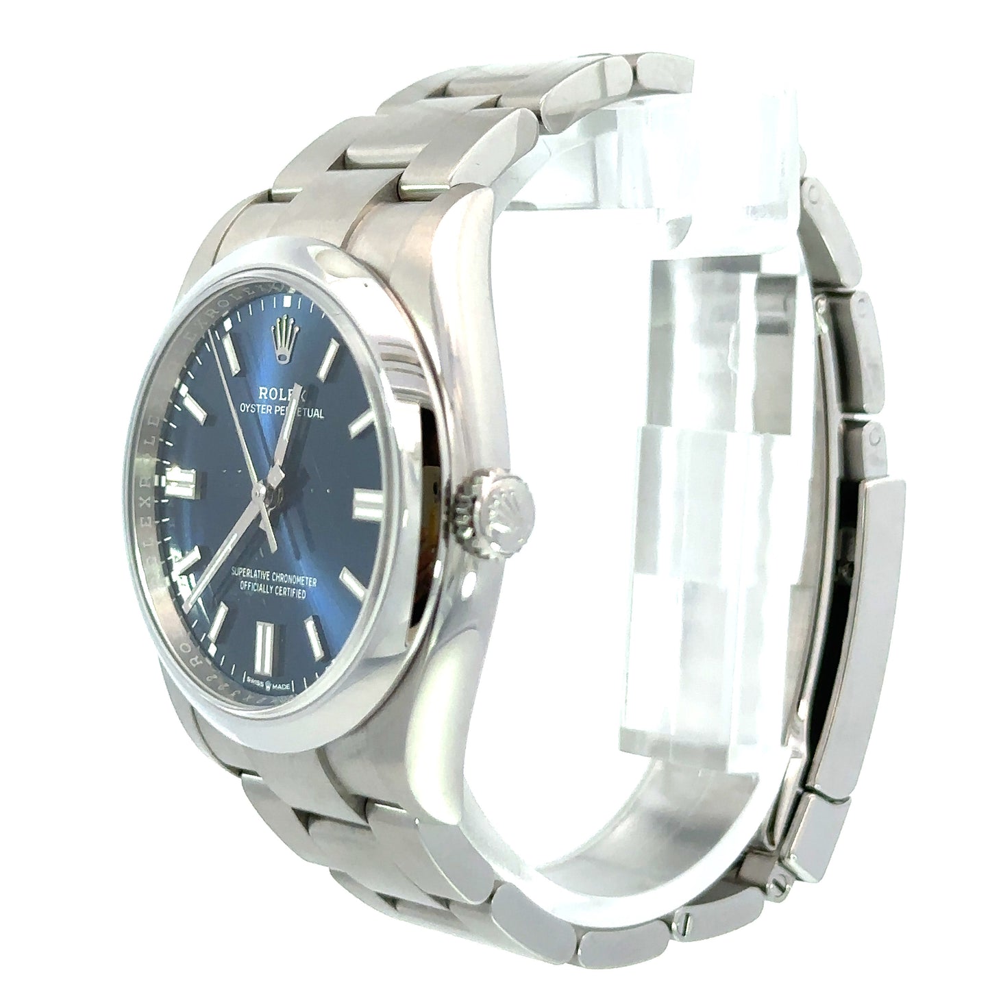Rolex Oyster Perpetual Blue 36 Dial Steel