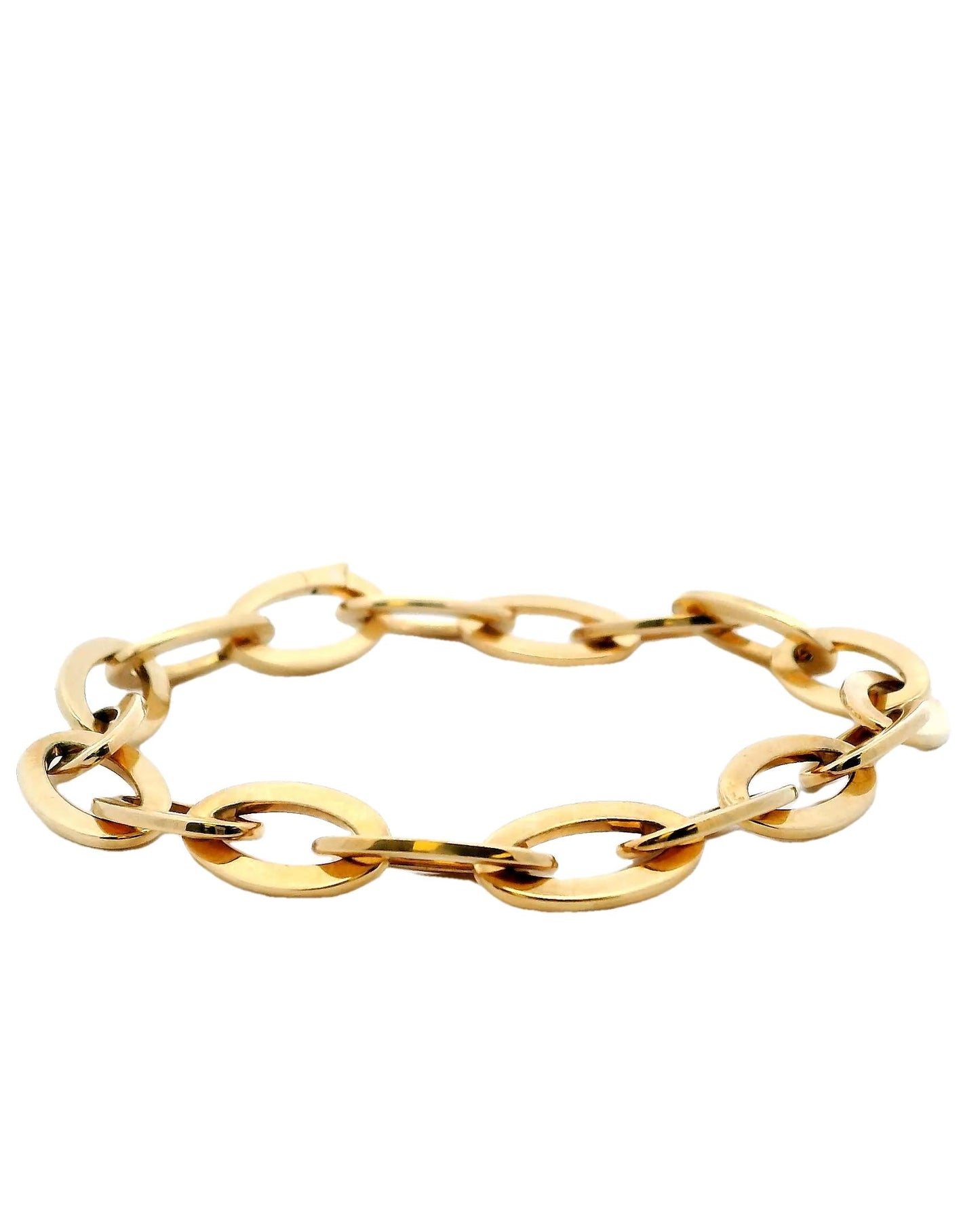 Van Cleef & Arpels 18k Oval Link Bracelet