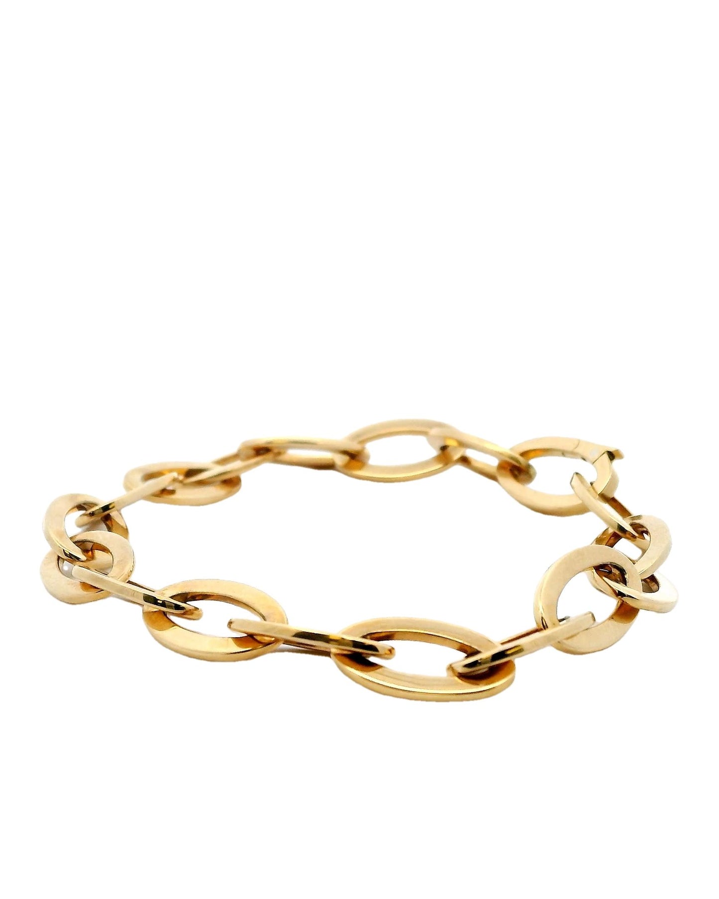 Van Cleef & Arpels 18k Oval Link Bracelet