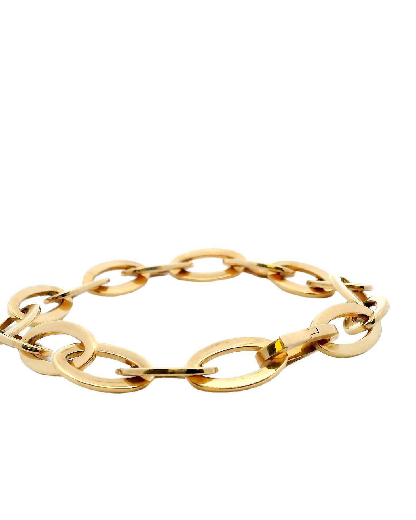 Van Cleef & Arpels 18k Oval Link Bracelet