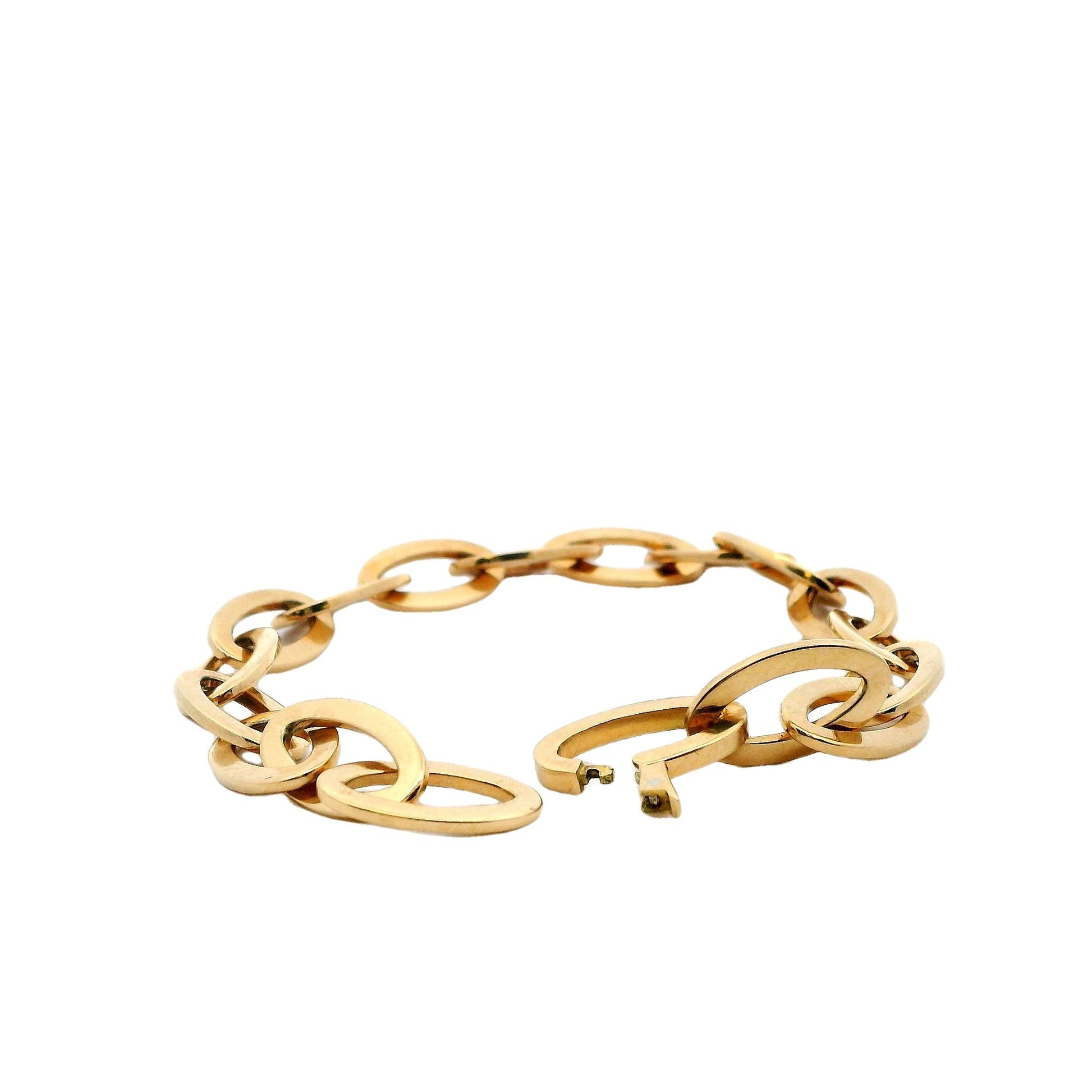 Van Cleef & Arpels 18k Oval Link Bracelet