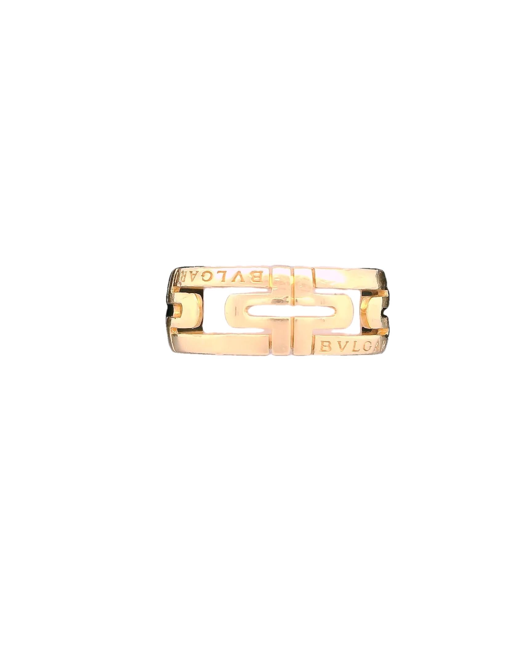 Bvlgari Parentesi Ring 18k Gold