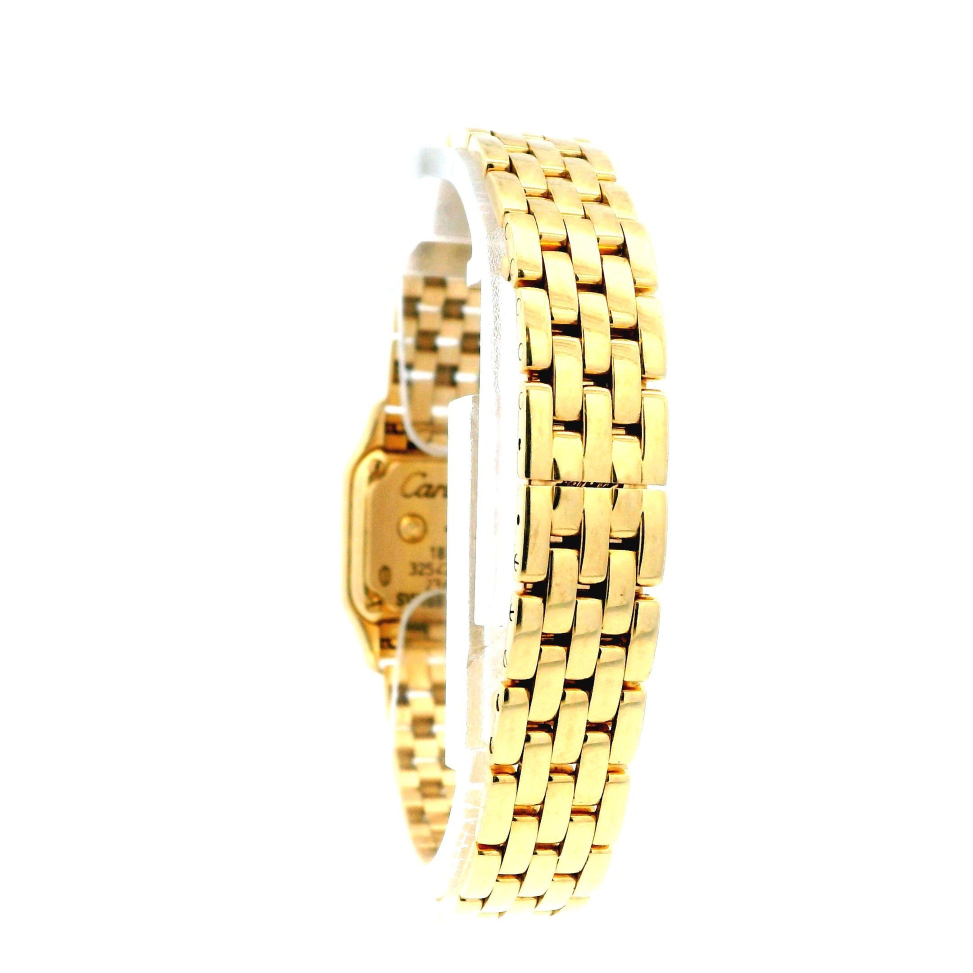 Cartier Panthere Mini WF3141B9 18K Yellow gold Diamond Ladies Watch(Pre-Owned)