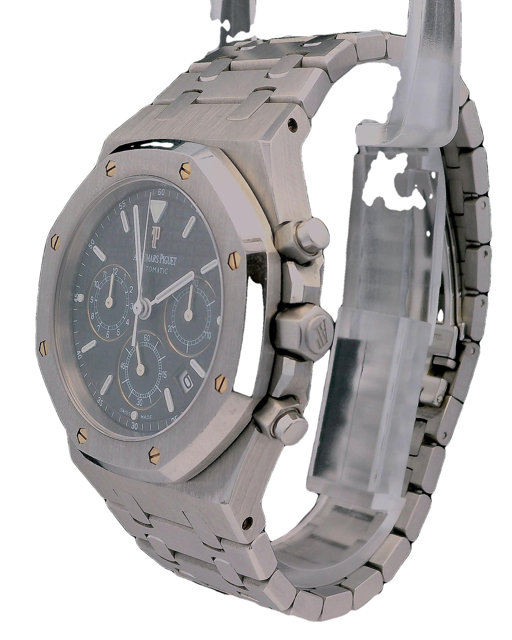 Audemars Piguet Royal Oak 25860ST Blue Dial Mens Watch With Box & Papers