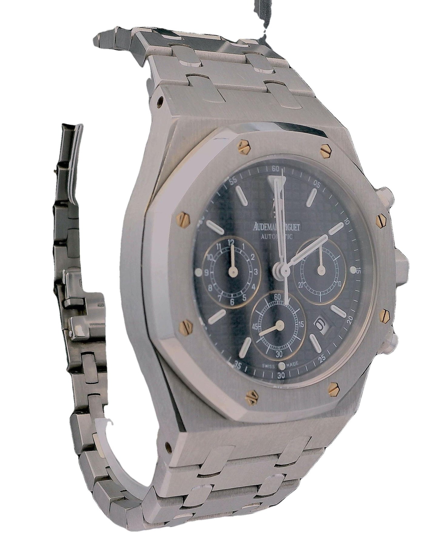 Audemars Piguet Royal Oak 25860ST Blue Dial Mens Watch With Box & Papers