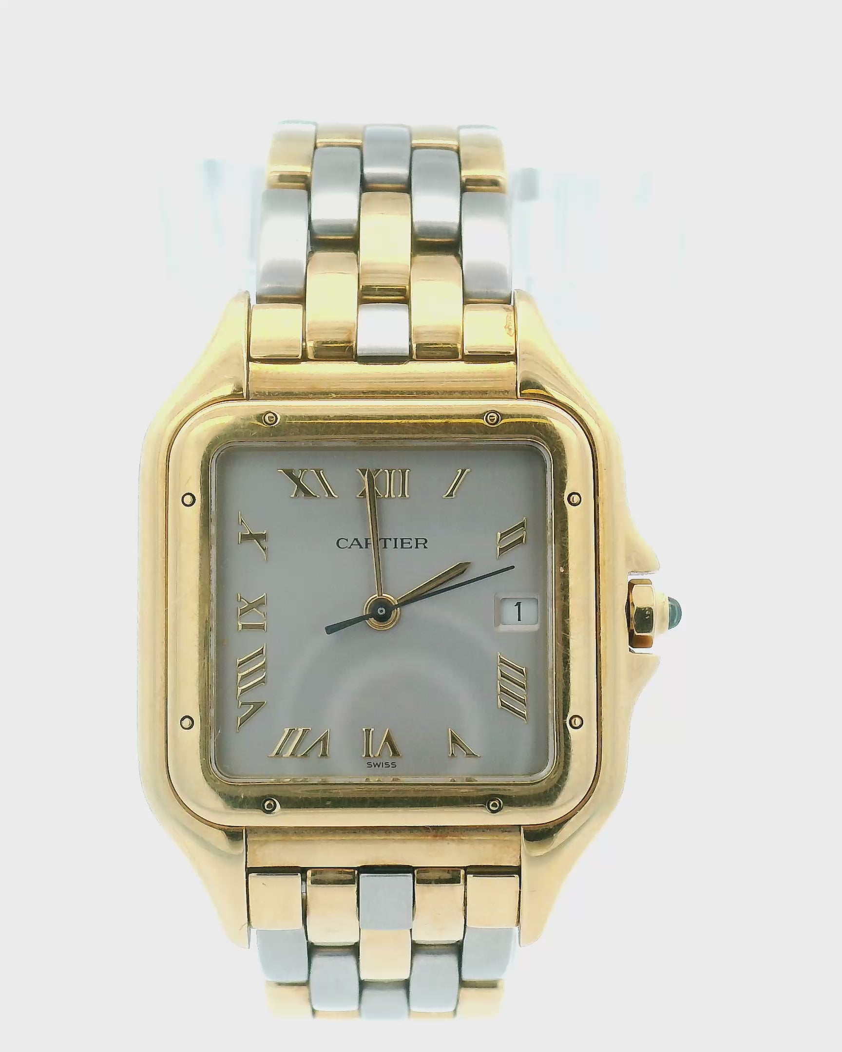 Cartier Panthere Large W25039L6 Two Tone W/Box & Papers(Pre-Owned)